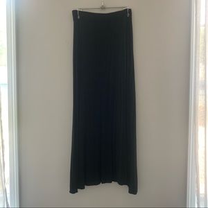 Brandy Melville black jersey maxi skirt with slit